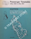 Passenger Timetable Eastern - London, Eastern Counties, East Midlands, Northern England, 5 May 1969 to 3 May 1970 by British Rail